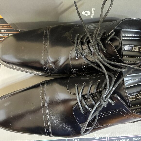 STACY ADAMS MEN SHOES Waltham  Cap Toe Oxford